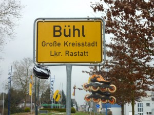 Ortsschild Bühl